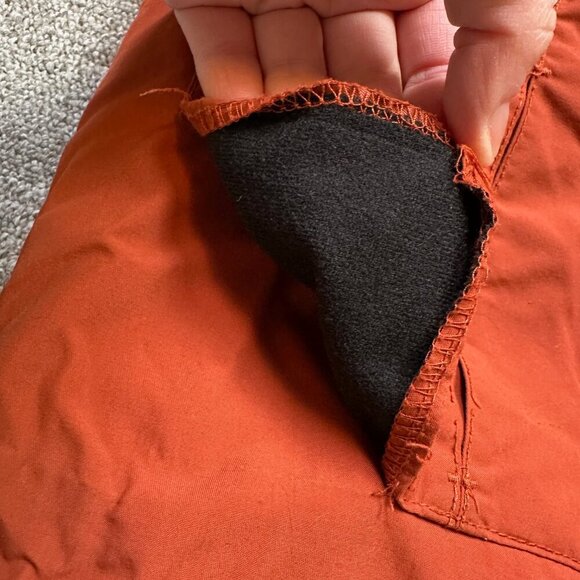 L1 Legacy Rust Men's Cargo Snowboard Snow Coat Jacket in Orange Medium DAMAGE - Picture 3 of 10